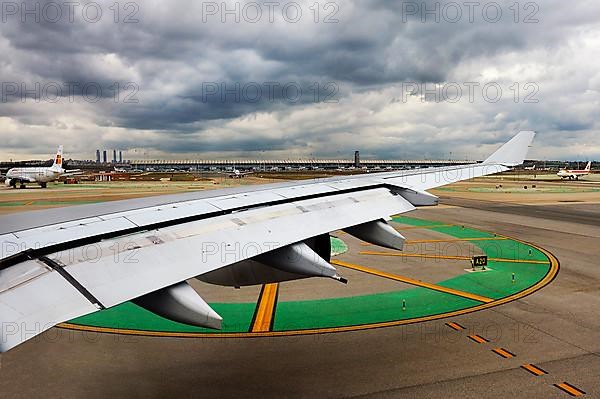 Aircraft on tarmac