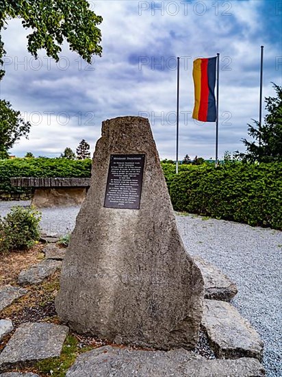 Stone at a centre point of Germany