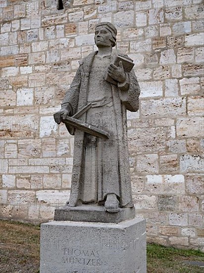 Monument to the theologian and reformist Thomas Muentzer