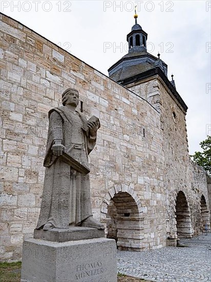 Monument to the theologian and reformist Thomas Muentzer