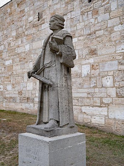 Monument to the theologian and reformist Thomas Muentzer