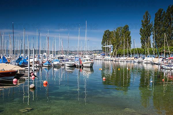 Port of Unteruhldingen on Lake Constance