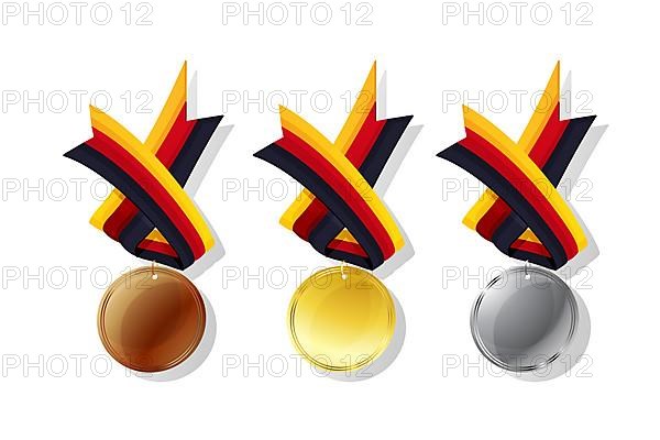 German medals in gold