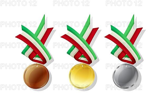 Hungarian medals in gold
