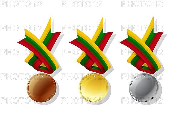 Lithuanian medals in gold