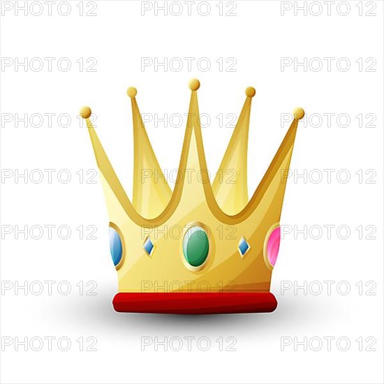 Royal golden crown for a queen