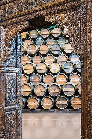 Wine barrels