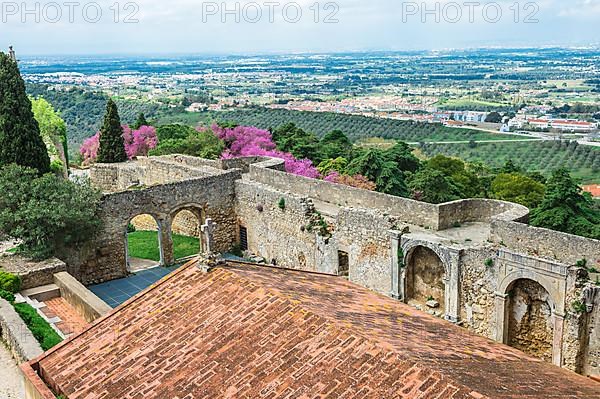 View from Palmela castle over Serra da Arrabida