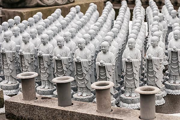 Jizo Bodhisattva statues