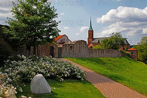 Ruins of the medieval city wall