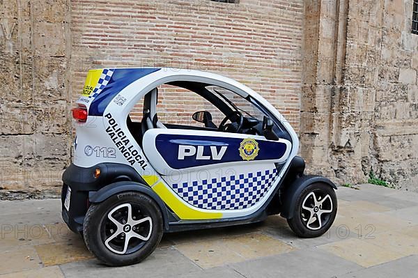 Small police car