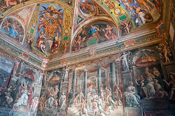 Ceiling Painting Baptism of Constantine