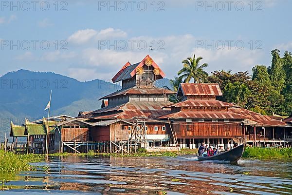 Wooden Nga Phe Kyaung