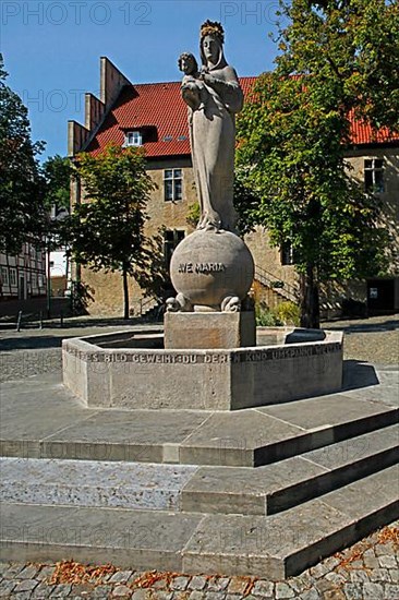 Marienbrunnen on Altstaedter Marktplatz