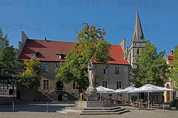 Marienbrunnen on Altstaedter Marktplatz