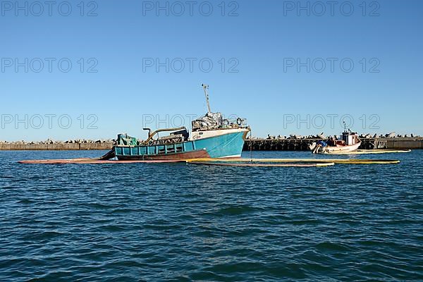 Special boat for underwater diamond mining