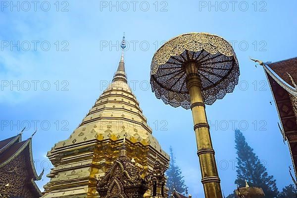 Golden Chedi at Wat Doi Suthep