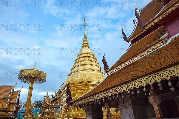 Golden Chedi at Wat Doi Suthep