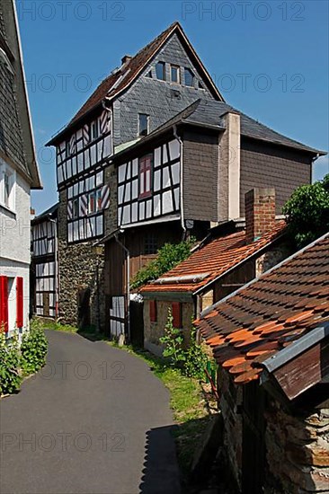 Half-timbered houses