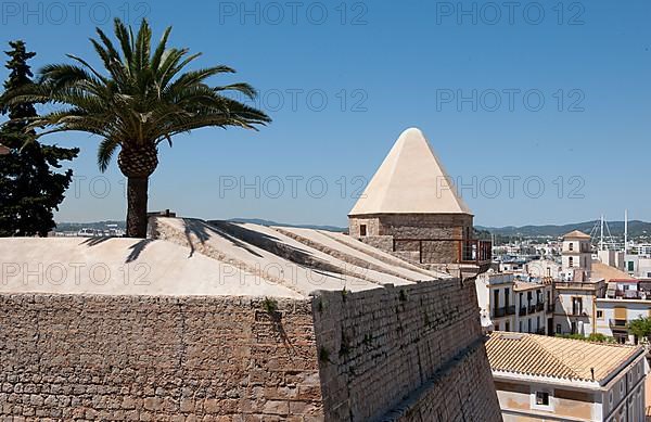 Hitoric Wall of Old Town Dalt Vila