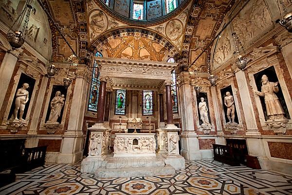 Aisle in Genoa Cathedral