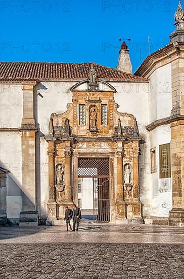 Entrance door to the Faculty of Law of the University of Coimbra