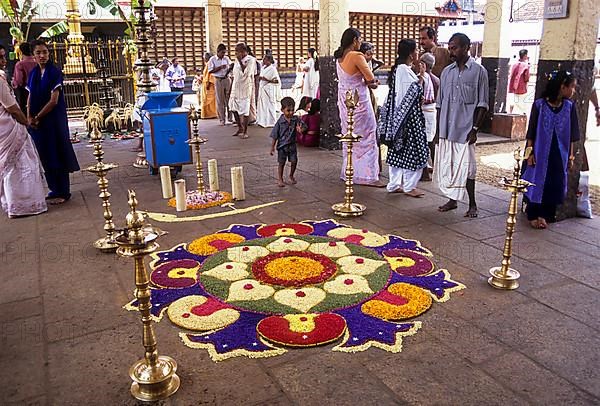 Onam celebrations in Parthasarathy Temple