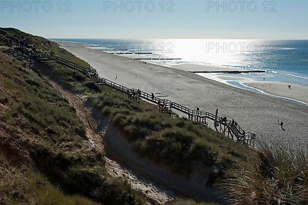 Beach at the Red Cliff near Kampen