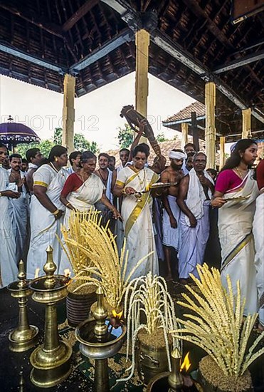 Onam celebrations in Parthasarathy Temple