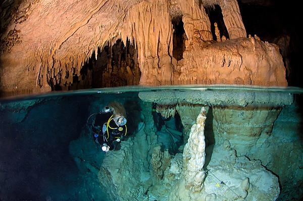 Cave diver