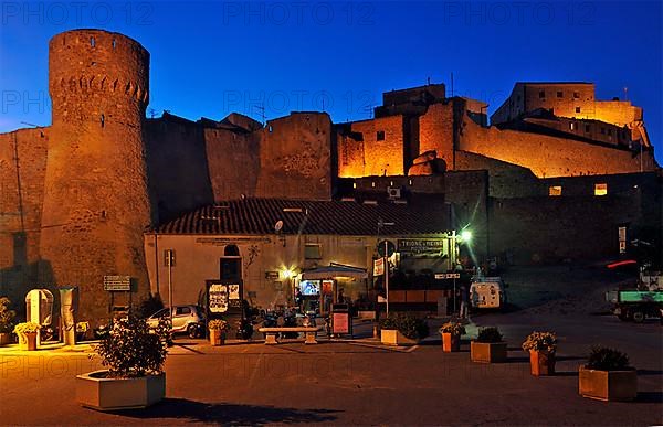 Fortified defence tower and city wall