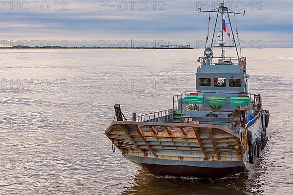 Ferry in the port of Anadyr