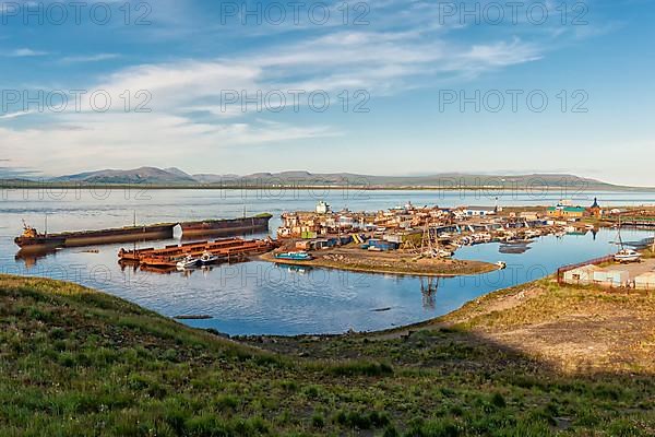 Siberian City of Anadyr Port