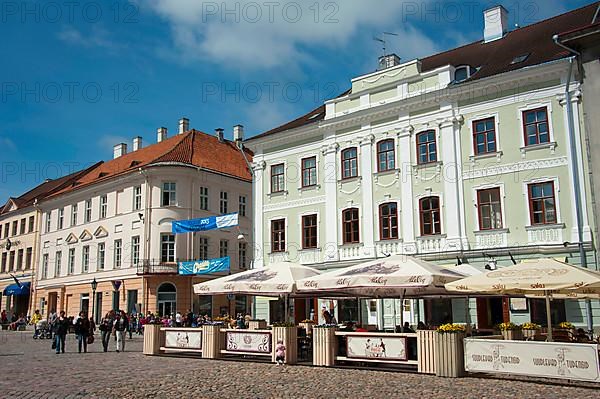 Houses at town hall square