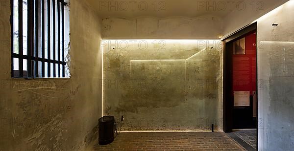 Wall inscriptions of condemned soldiers on death row in the town hall of Poperinge