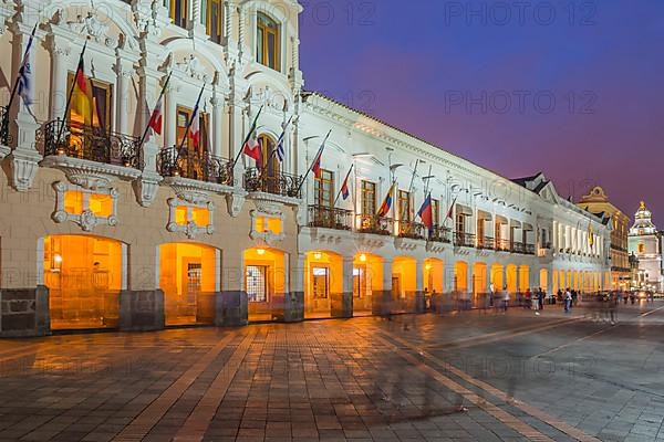 Presidential Palace by night