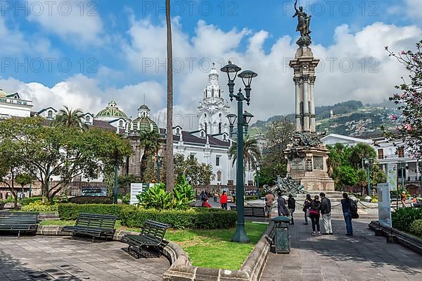 Independence Square with the Metropolitan Cathedral and the Monument to the Heroes of Independence