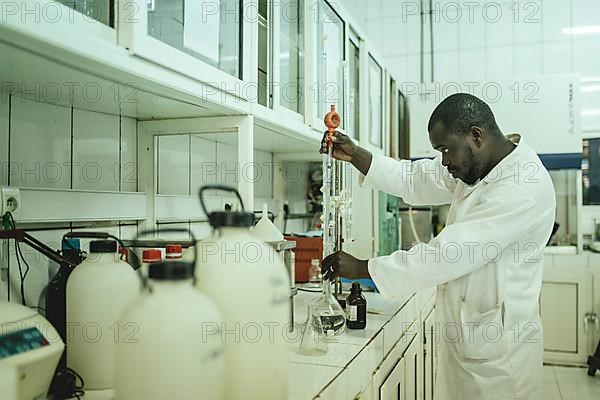 Laboratory of the Omaurci fishmeal factory