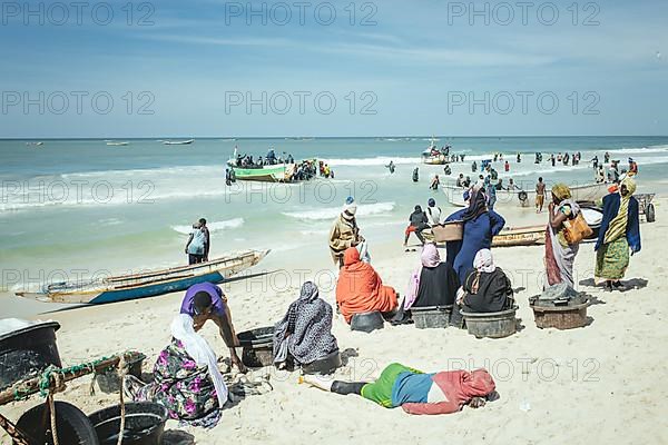 Traditional fishing beach