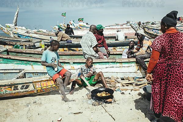 Traditional fishing beach