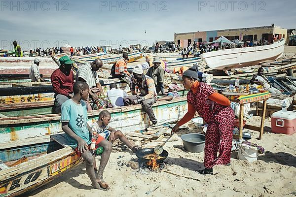 Traditional fishing beach