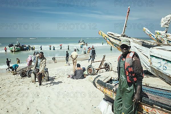 Traditional fishing beach