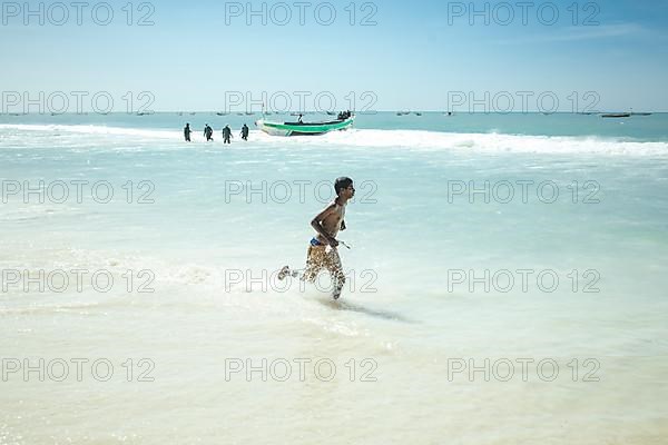 Traditional fishing beach