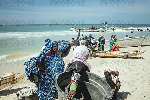 Traditional fishing beach