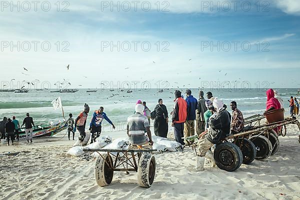 Traditional fishing beach