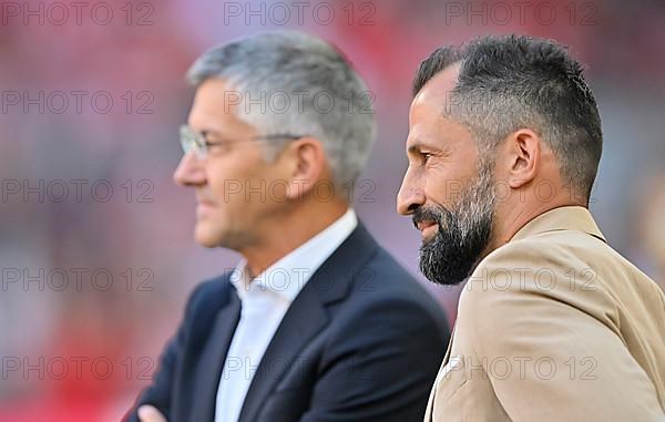 Chief Sports Officer Hasan Salihamidzic FC Bayern Munich FCB and Herbert Hainer President and Chairman of the Supervisory Board FC Bayern Munich FCB