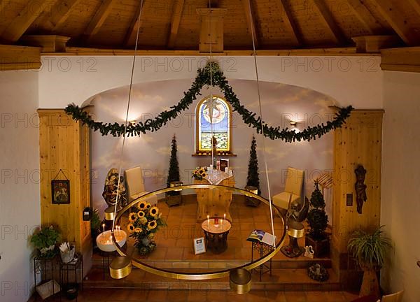 Altar area of the Chapel of Peace Saint Catherine