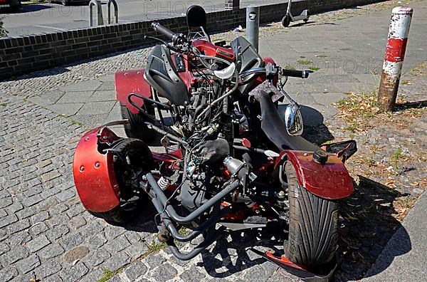 Total loss of a quad bike