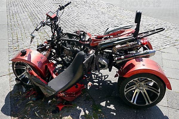 Total loss of a quad bike