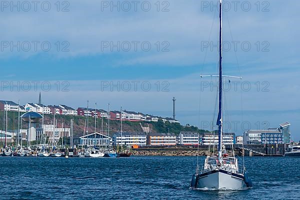 Helgoland with upper and lower land